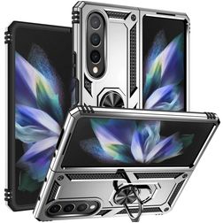 Mobigear Armor Ring Samsung Galaxy Z Fold 4 Hardcase Back cover Antiurto con anello - Argento