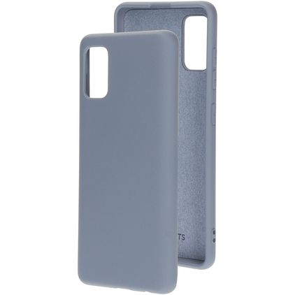 Mobiparts Samsung Galaxy A41 Silikone Bagsidecover - Royal Grey