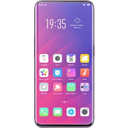 Mobigear OPPO Find X Härdat glas Skärmskydd - Skalvänligt