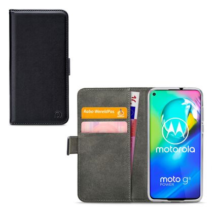 Mobilize Classic Gelly Wallet Motorola Moto G8 Power Funda tipo libro Cartera - Negro