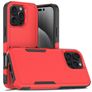 Mobigear Heavy Armor iPhone 16 Pro Max Hardcase Etui plecki Wstrząsoodporne - Czerwony