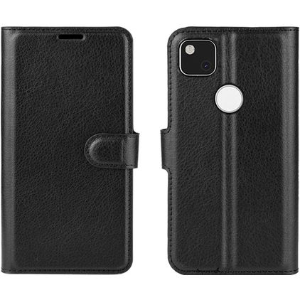 Mobigear Classic Google Pixel 4a Funda tipo libro Cartera - Negro