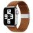 Mobigear Braided Nylon Apple Watch Řemínek Zaklapávací spona - 49/46/45/44 mm - Hnědá