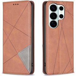 Mobigear Rhombus Slim Samsung Galaxy S26 Ultra Wallet case - Brown