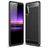 Mobigear Brushed Slim Sony Xperia 10 II Flexibilní TPU Zadní kryt - Černá
