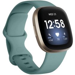Mobigear Sport Dual Silikoni Fitbit Sense Ranneke Tappikiinnitys - Turkoosi