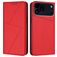Mobigear Frosted Flip iPhone 17 Pro Wallet case - Red