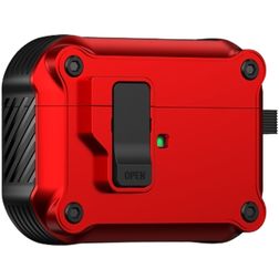 Mobigear Armor Clip Apple AirPods Pro 1 Cover rigida - Rosso