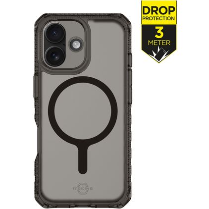 ITSKINS Level 2 HybridMagFrost R iPhone 17 MagSafe Funda Plástico rígido Carcasa Antigolpes - Negro