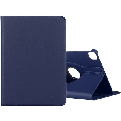 Mobigear DuoStand iPad Pro 11 polegadas (2020) Capa livro rotativa - Azul escuro