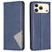 Mobigear Rhombus Slim iPhone 18 Pro Wallet case - Blue
