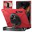 Mobigear SureGrip XGuard Samsung Galaxy Tab S8 Ultra Funda Plástico rígido / Silicona Carcasa + Portalápices + Correa bandolera + Soporte - Rojo