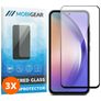 Mobigear Premium Samsung Galaxy A54 Vetro Protezione schermo - Compatibile con le cover - Nero (confezione da 3)