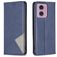 Mobigear Rhombus Slim Motorola Moto G24 Wallet case - Blue