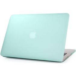 Mobigear Matte MacBook Pro 13 tuuman (2012-2015) Kova MacBook-suojakuori - Vihreä - Malli A1425 / A1502