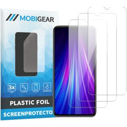 Mobigear Xiaomi Redmi Note 8 Pro Protector de pantalla Film - Compatible con fundas (pack de 3)
