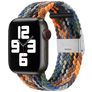 Mobigear Braided Nylon Apple Watch Urrem Klaplås - 49/46/45/44 mm - Digital Camouflage
