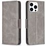 Mobigear Excellent iPhone 16 Pro Max Funda tipo libro Cartera - Gris