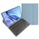 Mobigear Keys iPad Pro 11 polegadas (2025) Capa livro com teclado Bluetooth QWERTZ + Suporte para caneta stylus - Azul