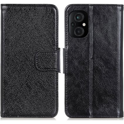 Mobigear Classy POCO M5 Pungetui med Seddelrum - Sort