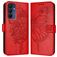 Mobigear Butterfly Samsung Galaxy A16 Lompakkokotelo + Setelitasku - Punainen