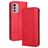 Mobigear Sensation Nokia G60 5G Plånboksfodral med sedelfack - Röd