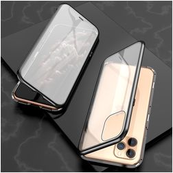 Mobigear GlassGuard iPhone 11 Pro Max Vidro temperado Capa traseira - Preto / Transparente