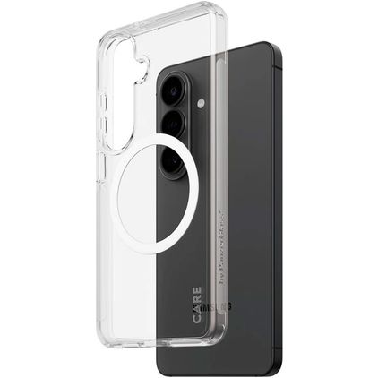 CARE by PanzerGlass Urban Explorer Samsung Galaxy S26 MagSafe Hardcase Etui plecki Wstrząsoodporne - Przezroczysty / Biały