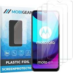 Mobigear Motorola Moto E20 Ochrana displeje Fólie - kompatibilní s pouzdry (3 ks)