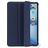 Decoded Textured Slim iPad Air 13 polegadas (2024) Silicone flexível Capa livro - Navy Peony