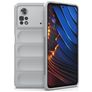 Mobigear Bumpy POCO X4 Pro 5G Flexible TPU Back cover - Grey