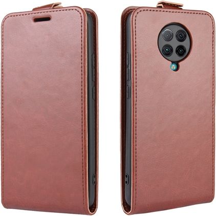 Mobigear POCO F2 Pro Flipfodral - Brun