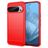 Mobigear Brushed Slim Google Pixel 9 Pro TPU flexível Capa traseira - Vermelho