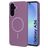 Mobiparts Slim Line Samsung Galaxy A36 MagSafe Tvrdý plast Zadní kryt - Imperial Purple