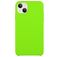 Mobigear Rubber Touch iPhone 15 Plus Silikon Etui plecki - Limonkowy