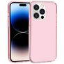 Mobigear Crystal iPhone 14 Pro Plástico rígido Capa traseira - Rosa