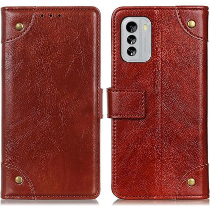 Mobigear Ranch Nokia G60 5G Capa livro Carteira - Castanho