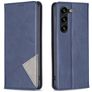 Mobigear Rhombus Slim Samsung Galaxy S24 Plus Cover a libro - Blu