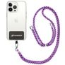 Mobigear Lanyard Cordão para telemóvel universal ajustável - Azul / Vermelho / Branco