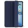 Decoded Textured Slim iPad Air 13 polegadas (2024) Silicone flexível Capa livro - Navy Peony