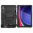 Mobigear SureGrip Xtreme Samsung Galaxy Tab S9 Ultra Capa Plástico rígido / Silicone Capa traseira + Alça de ombro + Suporte - Preto