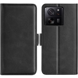 Mobigear Slim Magnet Xiaomi 13T Pro Pungetui med Seddelrum - Sort