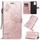 Mobigear Butterfly Samsung Galaxy S10 Lite Capa livro Carteira - Rosa dourado