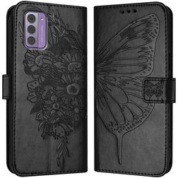 Mobigear Butterfly Nokia G42 Funda tipo libro Cartera - Negro