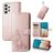 Mobigear Clover Samsung Galaxy A73 Lompakkokotelo + Setelitasku - Ruusukulta