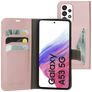Mobiparts Classic Wallet Samsung Galaxy A53 Funda tipo libro Cartera - Rosa