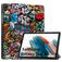 Mobigear Tri-Fold Samsung Galaxy Tab A11 Funda tipo libro - Graffiti