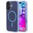 Mobiparts Hardcover iPhone 17 MagSafe Hard Case Back cover - Satin Light Blue