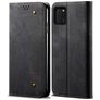 Mobigear Denim Slim Samsung Galaxy Note 10 Lite Wallet case - Black