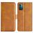 Mobigear Slim Magnet Nokia G11 Wallet case - Cognac